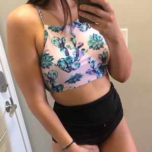 Cupshe light pink swimsuit top